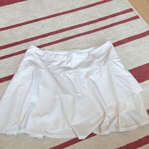 Athleta Bright White Tennis Skirt